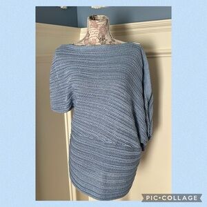 Chicos black label off shoulder sweater